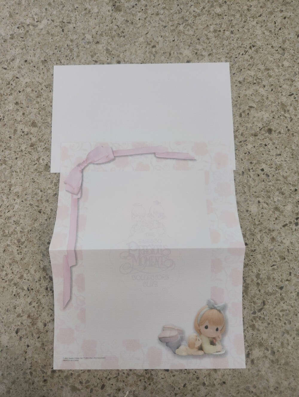 3/$15 Precious Moments Samuel Butcher Stationery & Envelope Set
